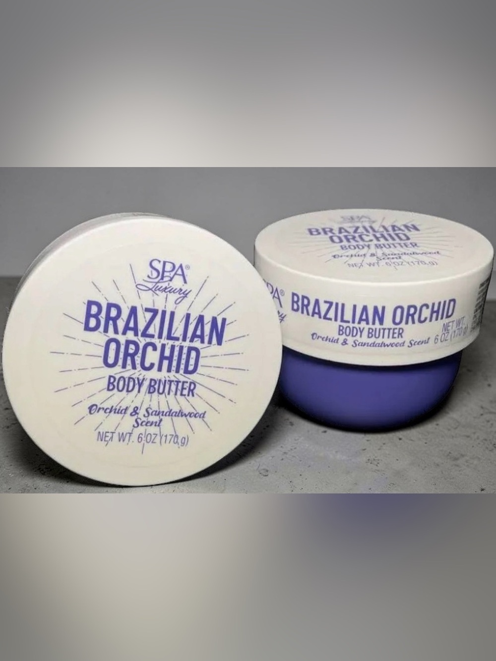 Spa Luxury Brazilian Orchid Body Butter - Orchid & Sandalwood Scent